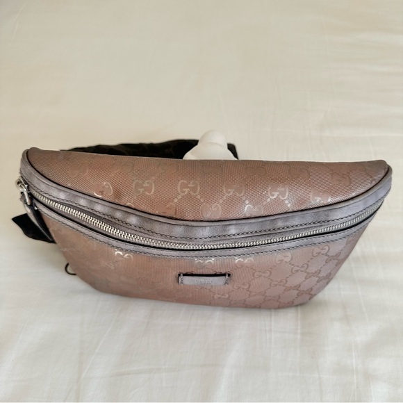 GUCCI GUCCISIMA IMPRIME MONOGRAM CANVAS BELT BAG FANNY PACK BUMBAG WAIST BAG - Picture 9 of 13